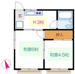 高橋コーポの物件間取画像